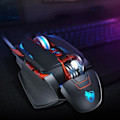 Miniatyrbillede 1 af 3: Extralink V7-gamingmus med 6400 DPI og LED-belysning - Sort