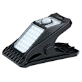 Miniatyrbillede 1 af 2: LED-lys med klemme og solcelleopladning