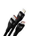 Pikkukuva 2 / 2: Baseus Flash Series 2 3-in-1 USB-kaapeli 100W USB-C, micro USB