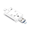 Miniatyrbillede 2 af 2: 4i1 Memorycardlæser USB/Lightning/MicroUSB