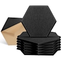 Miniatyrbild 2 av 5: Ljuddämpande hexagonpaneler i polyester, 12-pack