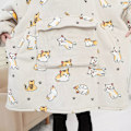 Miniatyrbillede 4 af 6: Oversized hoodie - Katte 96cm