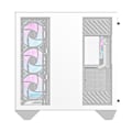 Miniatyrbillede 8 af 9: Darkflash DY470 computerchassis med 4 ARGB-blæsere - hvid