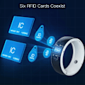 Miniatyrbild 4 av 10: Jakcom smart ring med RFID och NFC-funktioner, storlek M – svar