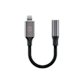 Pikkukuva 2 / 2: Forever Audio-sovitin 3,5 mm - Lightning - Musta