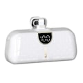 Miniatyrbillede 1 af 3: Powerbank 5000mAh med lightning-stik - Hvid