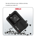 Miniatyrbillede 6 af 10: Silikonetui med linsebeskyttelse til DJI OSMO Action 4/3 - Sort