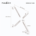 Miniatyrbild 4 av 4: Nedis Adaptersats för montering av icke-Vesa-monitor 13-27"