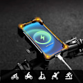 Miniatyrbillede 3 af 3: Mobiltelefonholder i plast til cykelstyr med 360° rotation og a