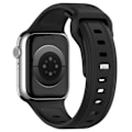 Miniatyrbillede 2 af 2: Silikonearmbånd til Apple Watch 38/40/41mm - Sort
