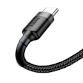 Miniatyrbild 2 av 2: Baseus Cafule USB till USB-C-kabel 0,5m - Flätad Svart