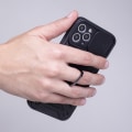 Miniatyrbillede 4 af 5: Holdbart bagcover med mobilring til Samsung Galaxy A03 4G - Sort