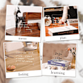 Miniatyrbild 3 av 4: Transparent memo board i akryl - 20x14 cm
