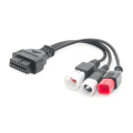 Miniatyrbillede 2 af 4: ODBII Adapter - Honda / Yamaha 3in1 OBDII Hun til 3 Pin+4 Pin+6