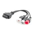 Pikkukuva 2 / 4: ODBII Adapteri - Honda / Yamaha 3in1 OBDII Hona 3 Pin+4 Pin+6 P