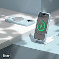 Miniatyrbillede 6 af 9: Etteri silikoneetui med MagSafe til iPhone 16 Plus - Lyseblå