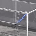 Miniatyrbillede 2 af 4: Plast udstillingsboks 36x27x22cm