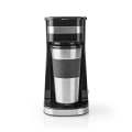 Miniatyrbillede 2 af 6: Nedis Kaffemaskine for én kop med rejsekrus