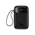 Miniatyrbillede 1 af 3: Baseus QPow 2 Powerbank 30W 10000mAh med 2xUSB-C - Svart