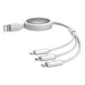 Miniatyrbillede 2 af 3: Baseus Free2Draw Multikabel USB til USB-C, belysning og MicroUSB
