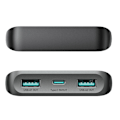 Miniatyrbild 3 av 3: Joyroom Powerbank 25W 10000mAh 2XUSB och 1xUSB-C - Svart