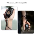 Miniatyrbillede 9 af 10: Silikonetui med linsebeskyttelse til DJI OSMO Action 4/3 - Sort