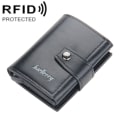 Miniatyrbild 1 av 2: Korthållare med RFID-skydd & sedelfack - Svart