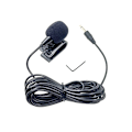 Miniatyrbillede 1 af 6: Mono-mikrofon med klips og 3,5 mm-stik - 3 meter kabel