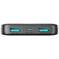 Miniatyrbild 3 av 4: Joyroom Powerbank 10000mAh 2.4A med 2xUSB, 1xUSB-C - Svart