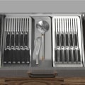 Miniatyrbild 5 av 7: Justerbar Knivlåda 40 x 15,5-25 x 5cm