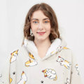 Miniatyrbillede 2 af 6: Oversized hoodie - Katte 96cm