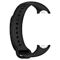 Miniatyrbillede 1 af 2: Silikonearmbånd til Xiaomi Smart Band 8 / Band 9 - Sort