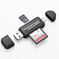 Pikkukuva 1 / 2: 2in1 Muistikortinlukija USB/MicroUSB