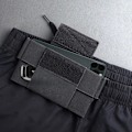 Miniatyrbild 2 av 5: Bältesväska för smartphone med elastiskt nylonband - Svart