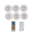 Miniatyrbillede 1 af 2: LED Garderobebelysning / skabsbelysning batteri med Fjernkontrol
