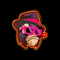 Miniatyrbild 2 av 4: LED neonbelysning med dimmer - multifärgad Gangsta Monkey