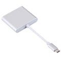 Miniatyrbillede 2 af 7: USB 3.1 Type-C-han til USB-C, HDMI og USB 3.0-hun-adapter - und