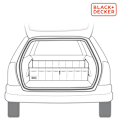 Miniatyrbillede 6 af 6: Black+Decker Trunk Organizer XL