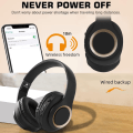 Miniatyrbillede 6 af 10: Kraftfuldt Bluetooth Stereoheadset Sammenklappelig - Sort
