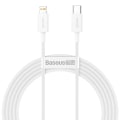 Pikkukuva 1 / 2: Baseus-latauskaapeli USB-C - Lightning 2,0m 20W - valkoinen