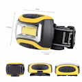 Miniatyrbillede 5 af 5: LED-pandelampe / fiskelygte / cykellygte til fiskeri, cykling o