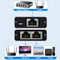 Miniatyrbillede 8 af 8: RJ45-Splitter 1 til 2 til 1000M netværk