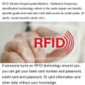 Miniatyrbillede 8 af 8: Svart pung i okselæder med RFID-beskyttelse og mange praktiske