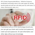 Pikkukuva 8 / 8: Svart lehmännahkalompakko, jossa on RFID-suojaus ja monia käytä