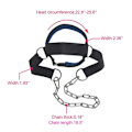 Pikkukuva 4 / 4: Gym Head Harness - säädettävä niskavaljaat teräketjulla ja pehm