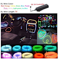 Miniatyrbild 8 av 10: Batteridriven Led Wire Neon slinga 3 Meter - Cerise
