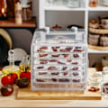 Miniatyrbild 7 av 10: Mattork med timer, 6 brickor och vikbar design