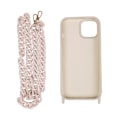 Miniatyrbillede 6 af 7: Mobiletui med bærestrop til iPhone 15 - Beige