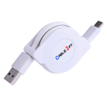 Miniatyrbillede 2 af 6: Udtrækkeligt kludrefrit ladekabel Usb type C