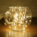 Miniatyrbillede 1 af 9: Lyskæde / Led-kæde 10meter - 100st gule pærer